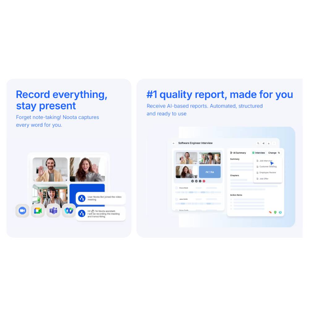 Noota – AI Meeting Assistant for Notes, Insights & Action Items