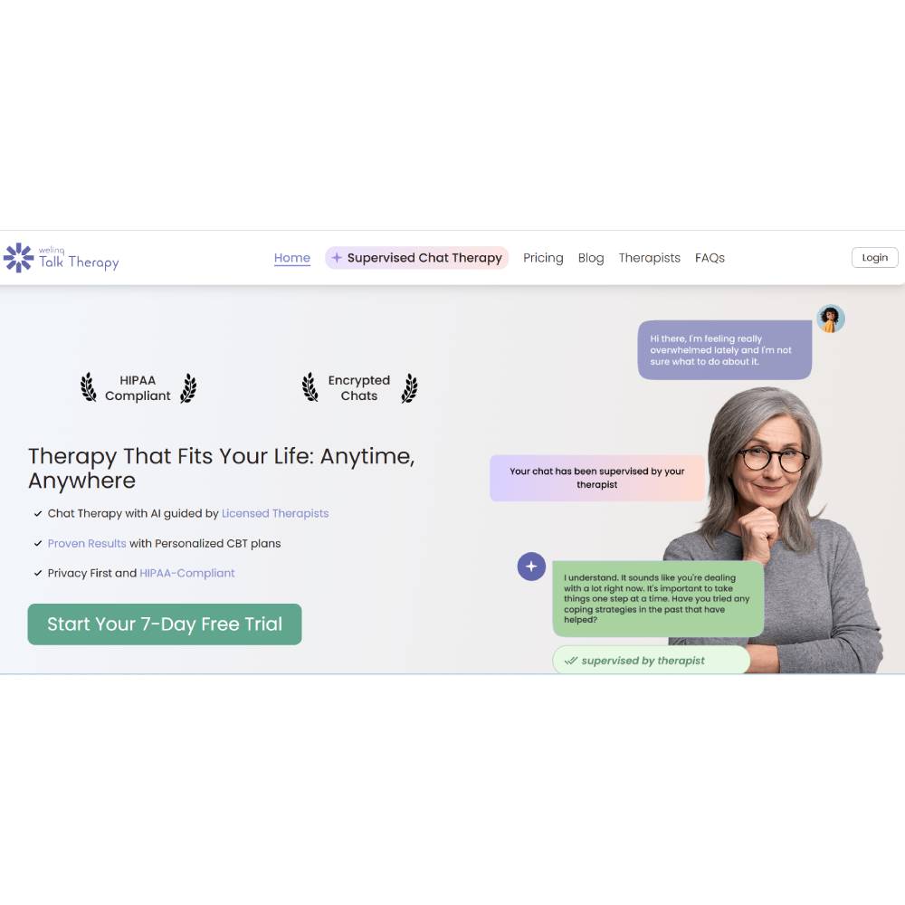 Talk Therapy — AI + Licensed Therapist Chat