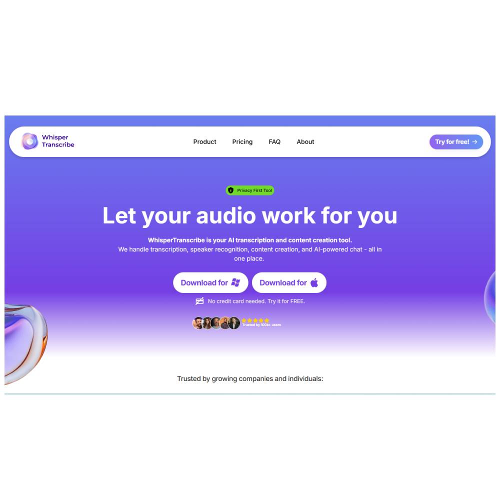 WhisperTranscribe – AI-Powered Transcription & Content Repurposing