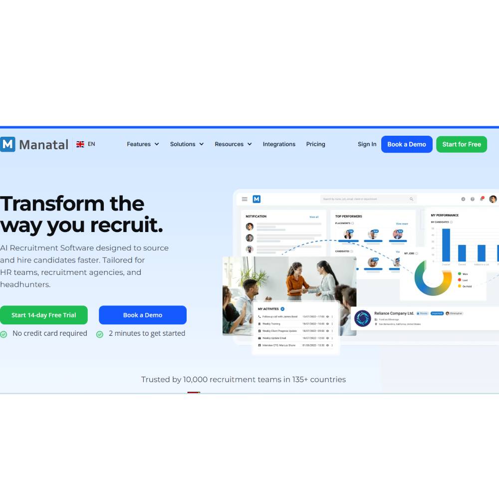 Manatal – AI Recruitment Software and Applicant Tracking System – Daidu.ai