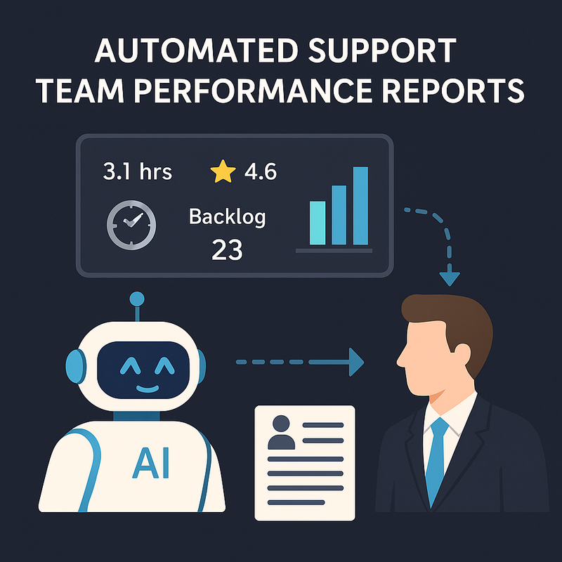 Automated Support Team Performance Reports