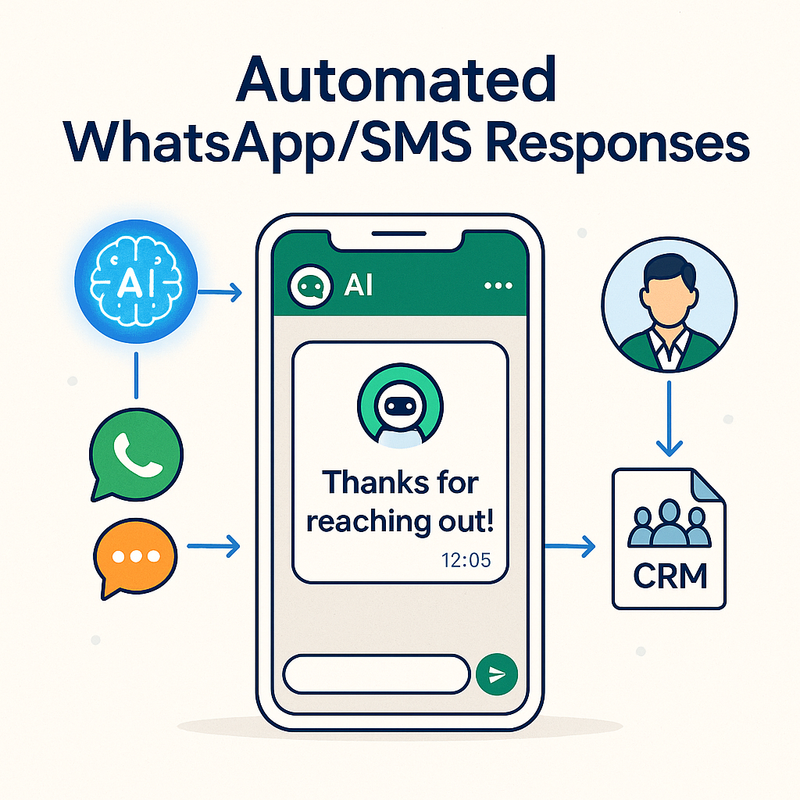 Automated WhatsApp & SMS Response Automations