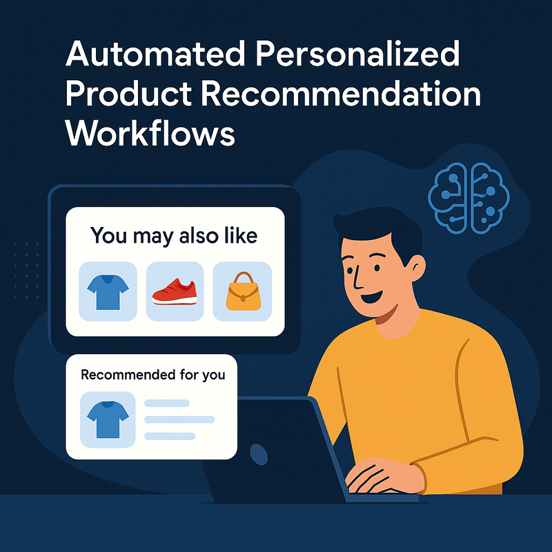 Automated Personalized Product Recommendation Workflows