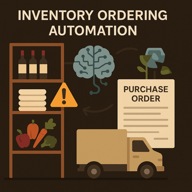 Automated Hospitality Inventory Ordering Workflows