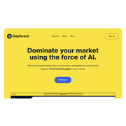 GapScout – AI-Powered Market Research & Opportunity Insights