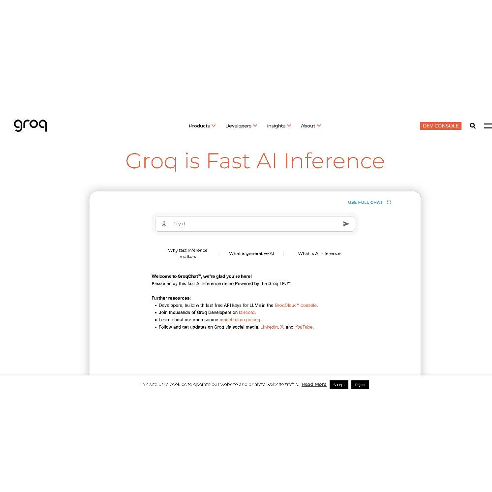 Groq – Conversational AI Interface