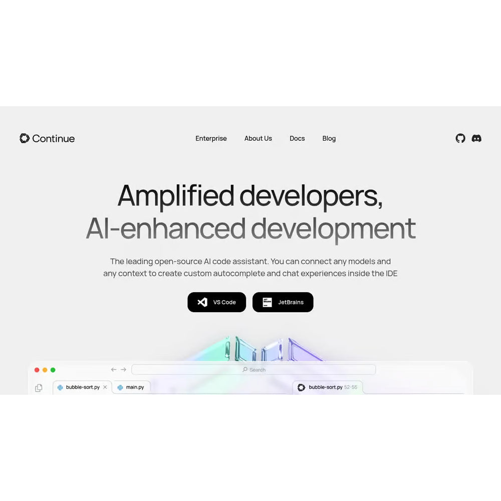 Continue – Open-Source AI Code Assistant
