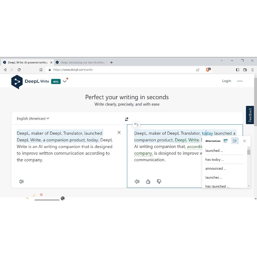 DeepL Write – AI Writing Assistant