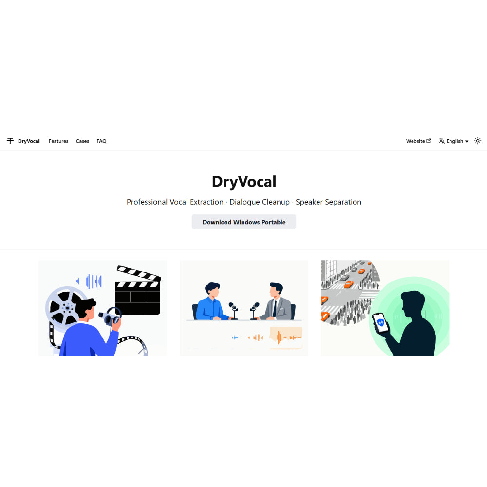 DryVocal – AI Audio Separation & Vocal Enhancement