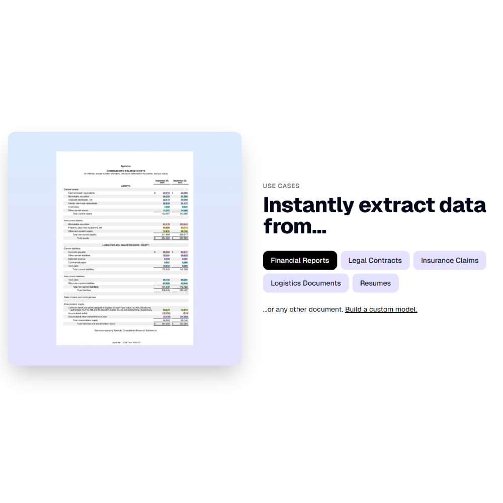 DeepTagger – AI Document Data Extraction & Automation