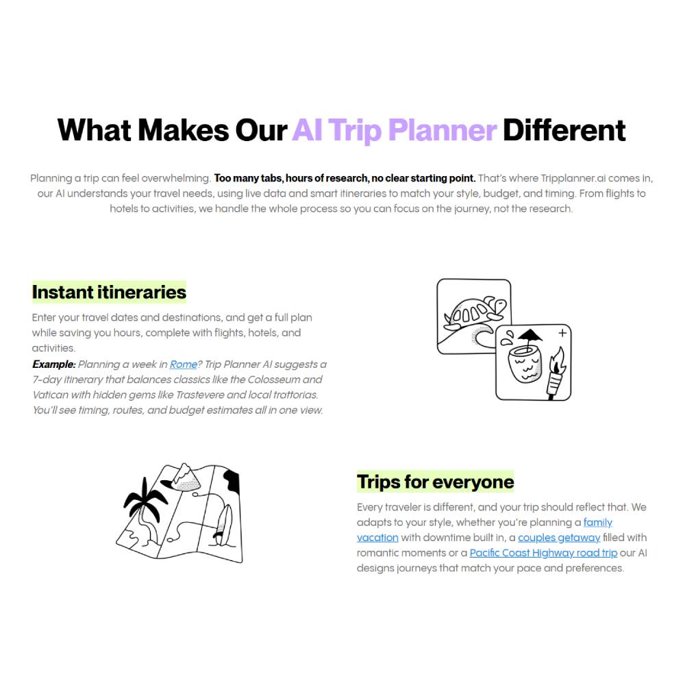 Trip Planner AI – AI-Powered Itineraries & Smart Travel Planning
