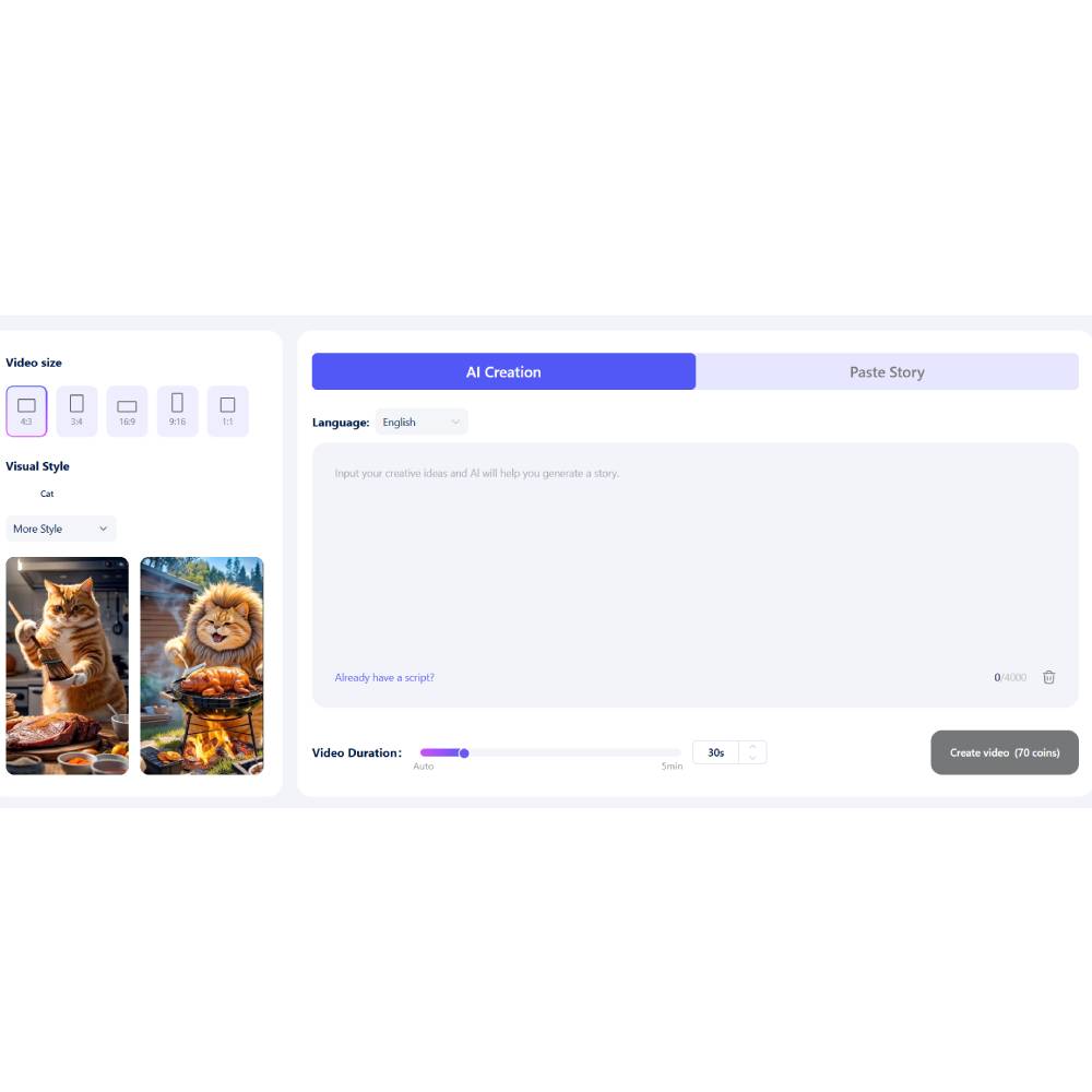 Novi AI – Text-to-Video Generator for Instant Visual Storytelling