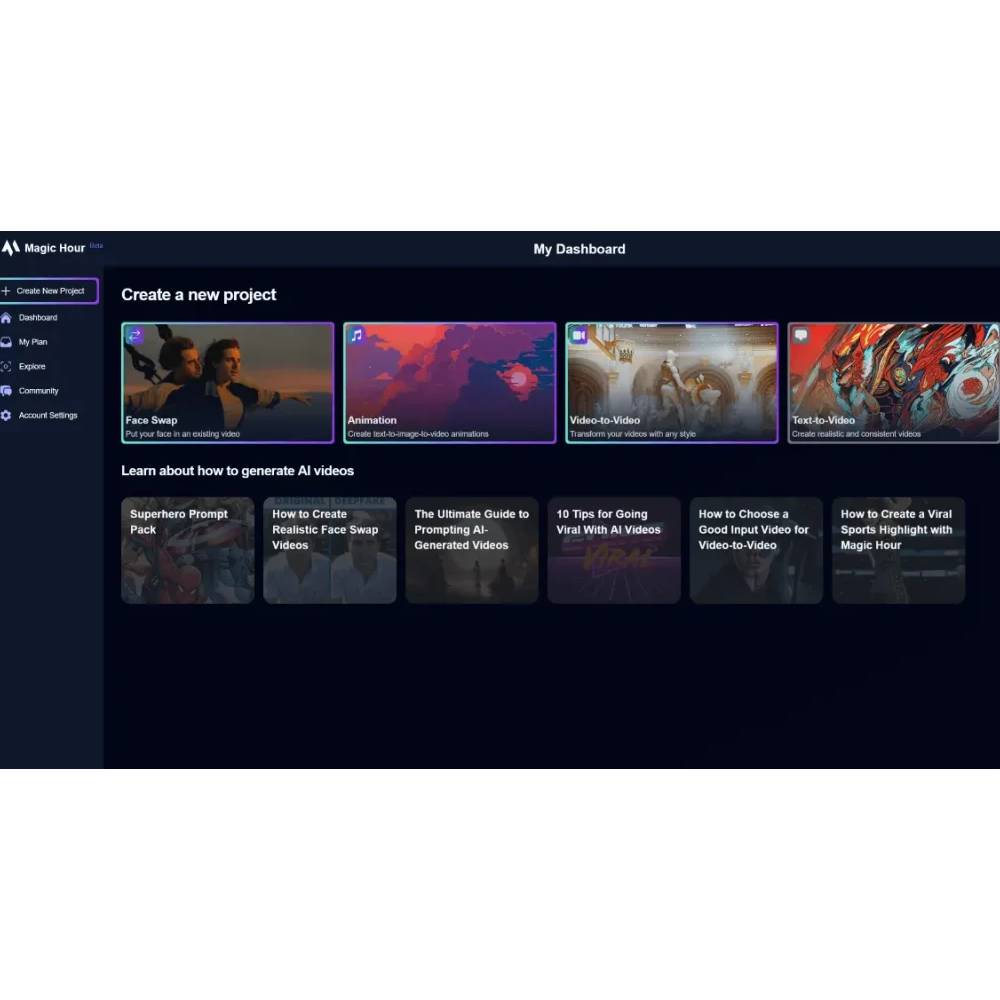 Magic Hour – AI Video & Image Creation Platform