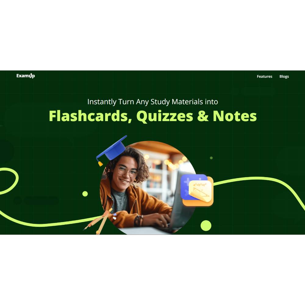 ExamUp — AI Study Companion for Flashcards, Quizzes and Notes