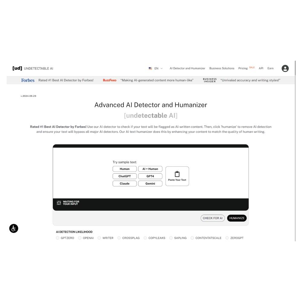 Undetectable AI – AI Detection & Humanisation Platform for Content Authenticity