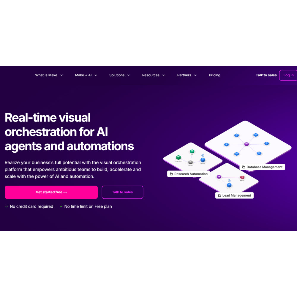 Make – No-/Low-Code Automation & Integration Platform
