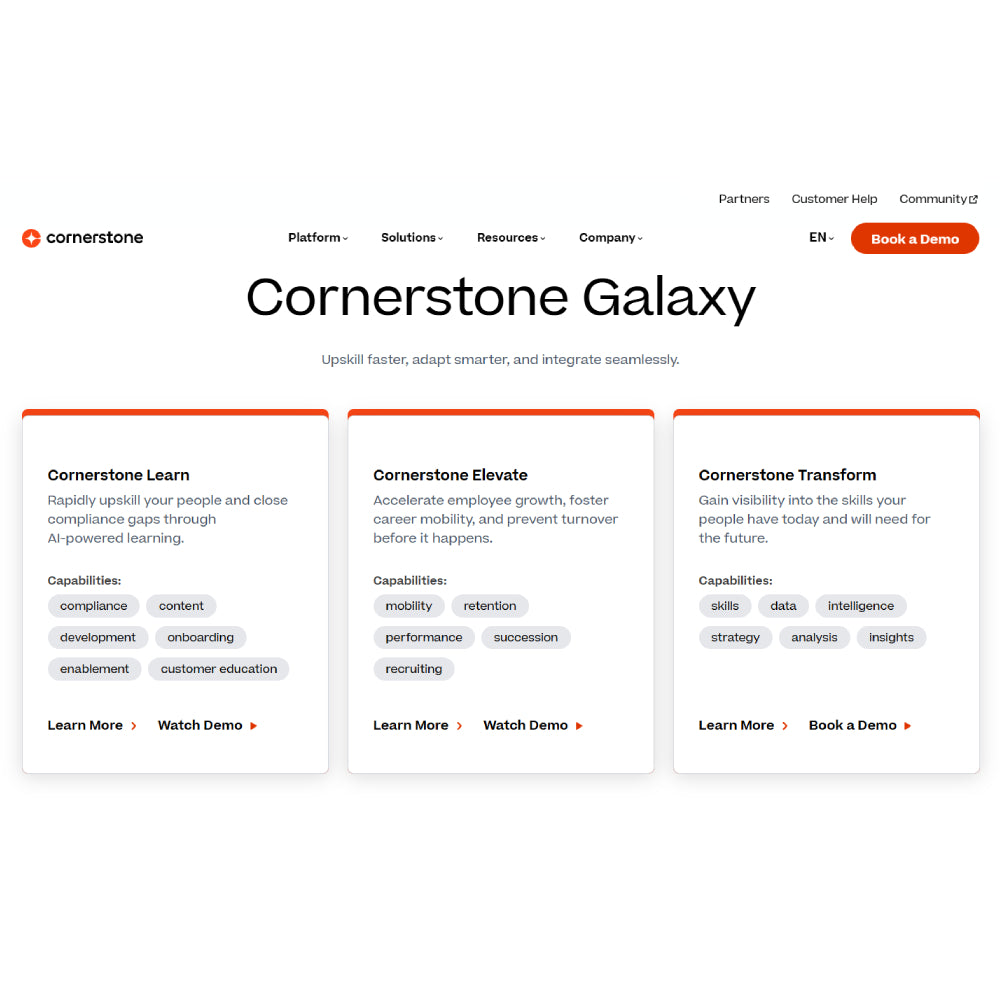 Cornerstone – AI-Powered Talent Management & Learning Platform