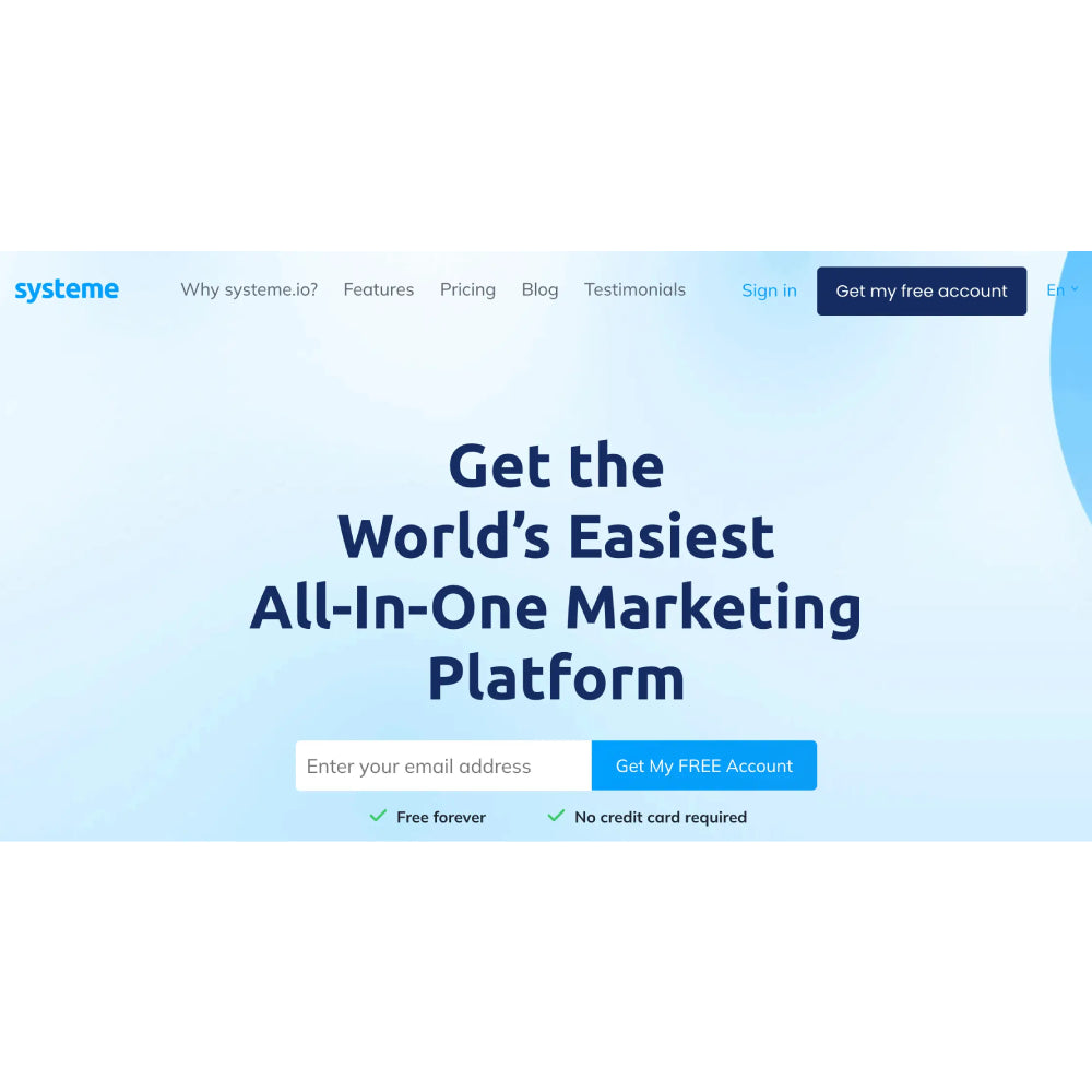 Systeme – All-in-One Online Business Platform