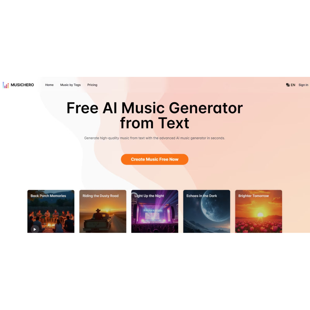 MusicHero – AI-Powered Text-to-Music & Vocal Removal