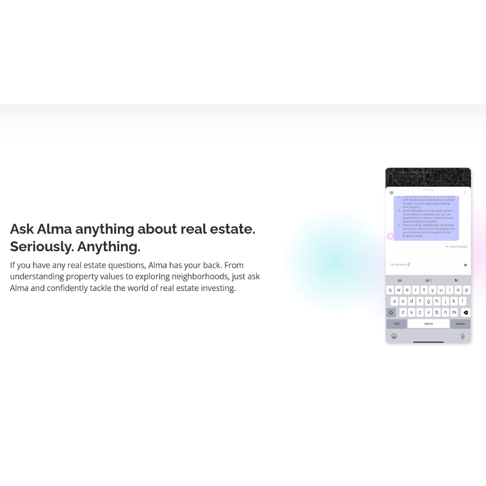 DealMachine’s Alma – AI Assistant for Real Estate Investors