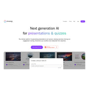 uPresenter — AI Presentation & Quiz Creation Platform