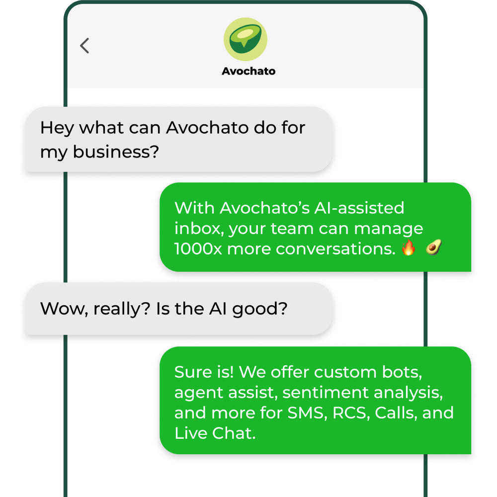 Avochato – AI Chatbot for Patient Engagement & Healthcare Communication