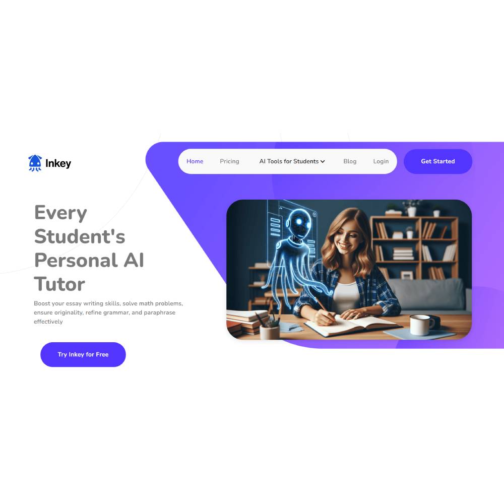 Inkey.ai — Personal AI Tutor and Academic Assistance Platform