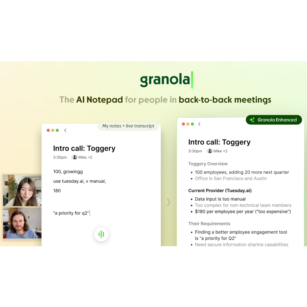 Granola AI – Smart Meeting Notes & Summaries