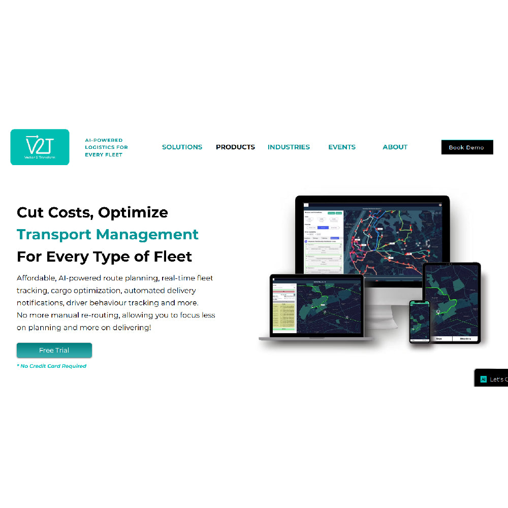 V2T – AI-Powered Sustainable Logistics Platform