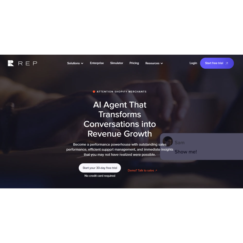 Rep AI — AI eCommerce Sales and Support Concierge