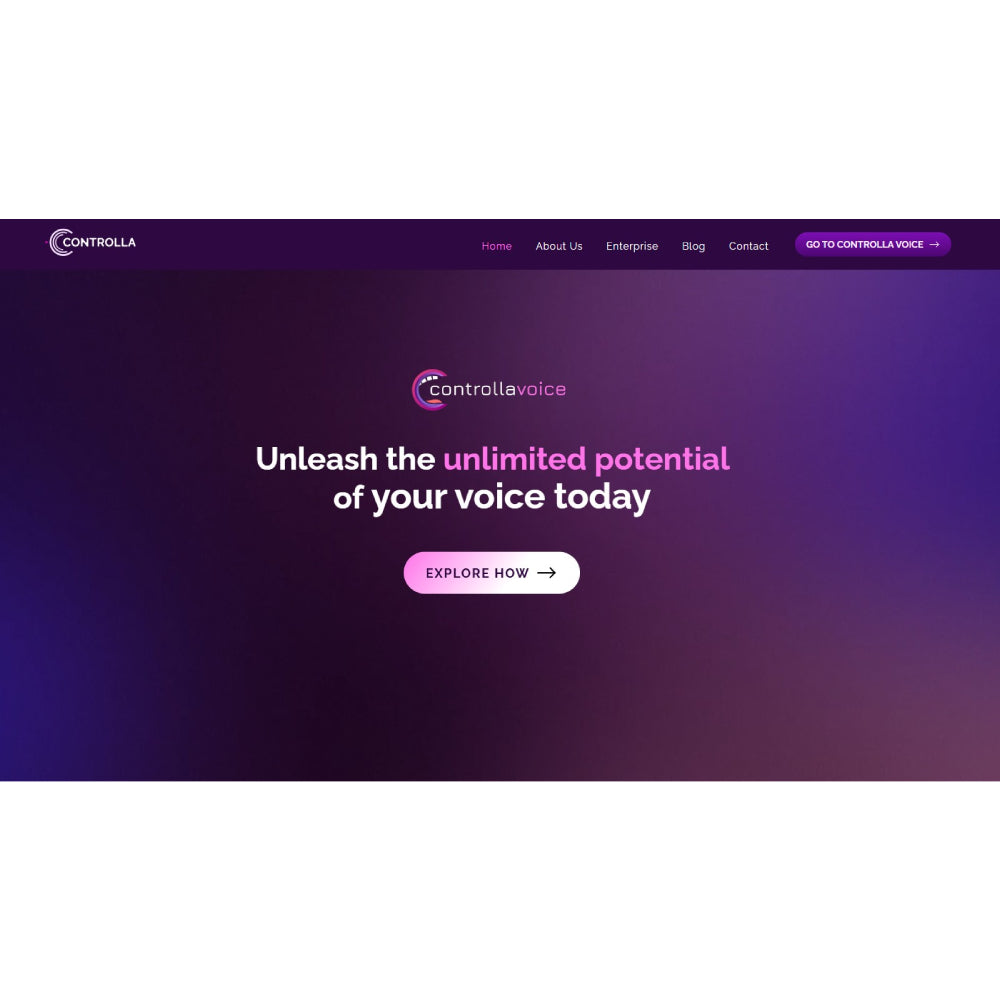 Controlla Voice – AI-Powered Vocal Synthesis & Voice Cloning Platform