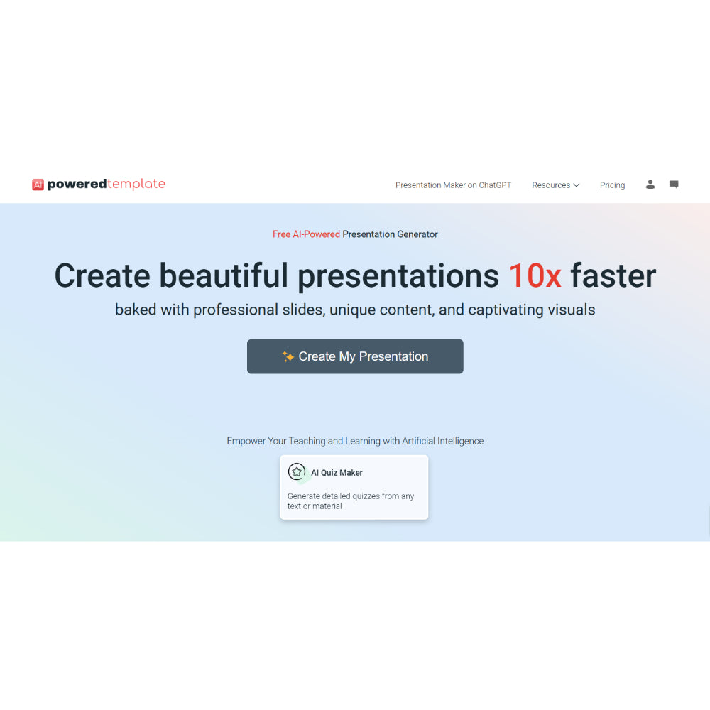 PoweredTemplate – AI Presentation Maker