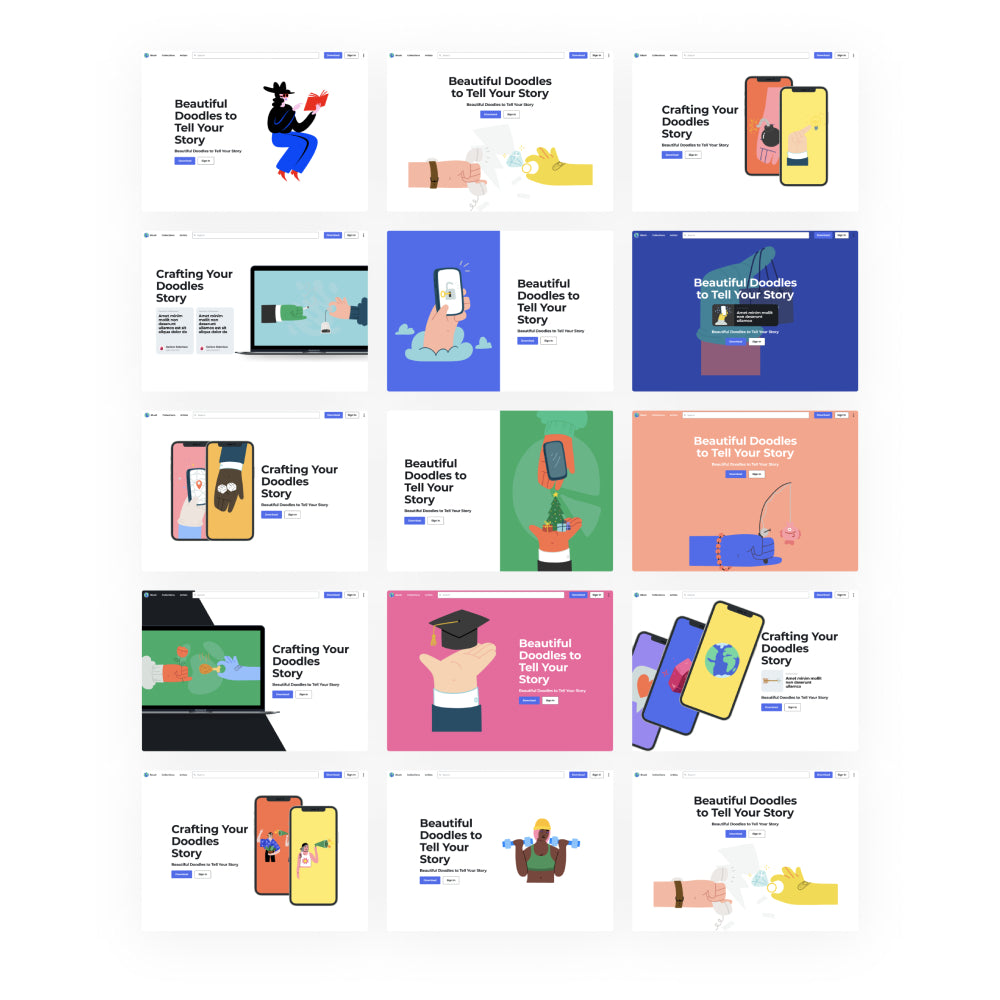 Blush – Customizable Illustrations for Every Project