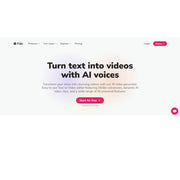Fliki – AI Video & Voice Generator for Social Media, Marketing & Tutorials