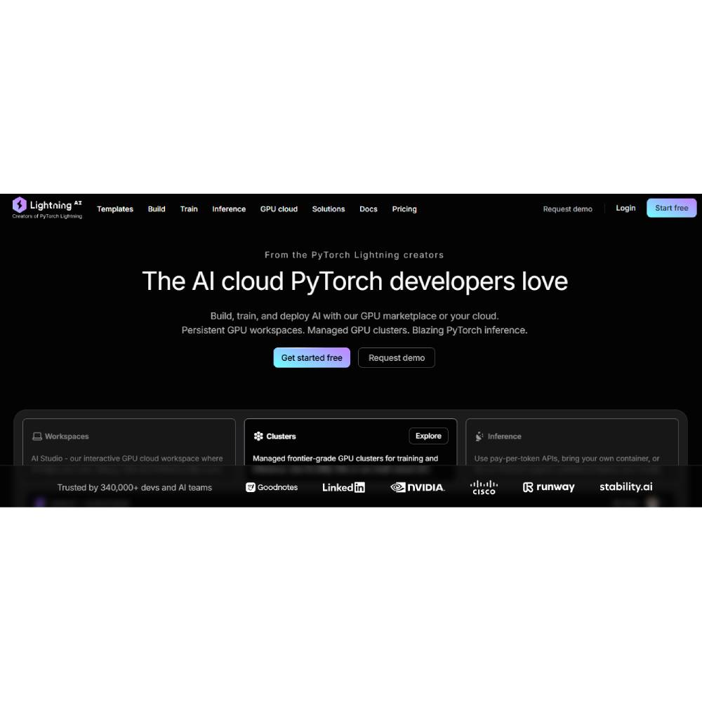 Lightning AI Studio – AI Model Development & Deployment Platform