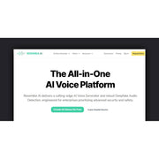 Resemble AI – Realistic AI Voice Generator & Custom Voice Cloning