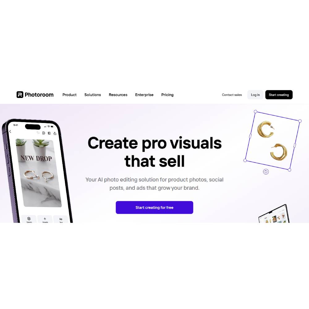 Photoroom – AI Photo Editing and Background Removal for E-commerce & Marketing