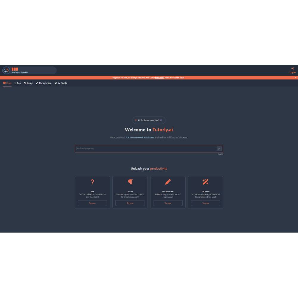 Tutorly.ai — AI Tutor and Learning Companion for Every Subject
