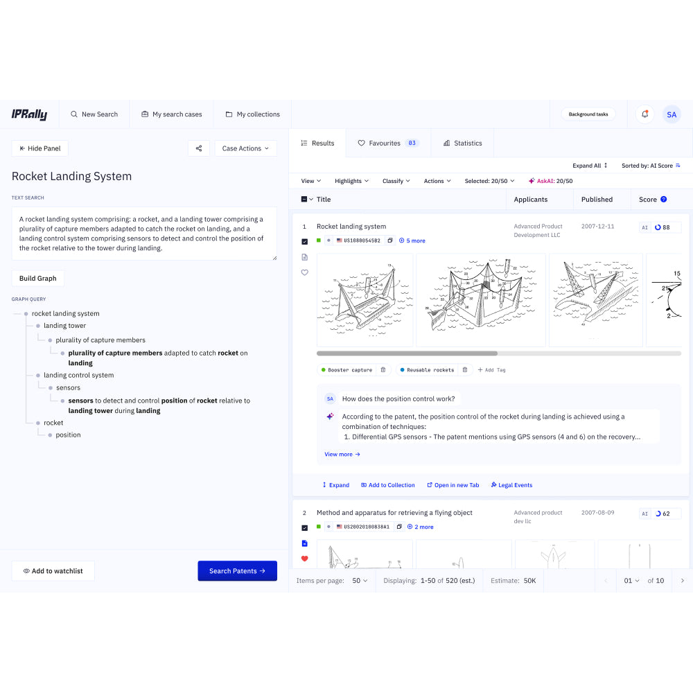 IPRally – AI-Powered Patent Search & Analysis Platform