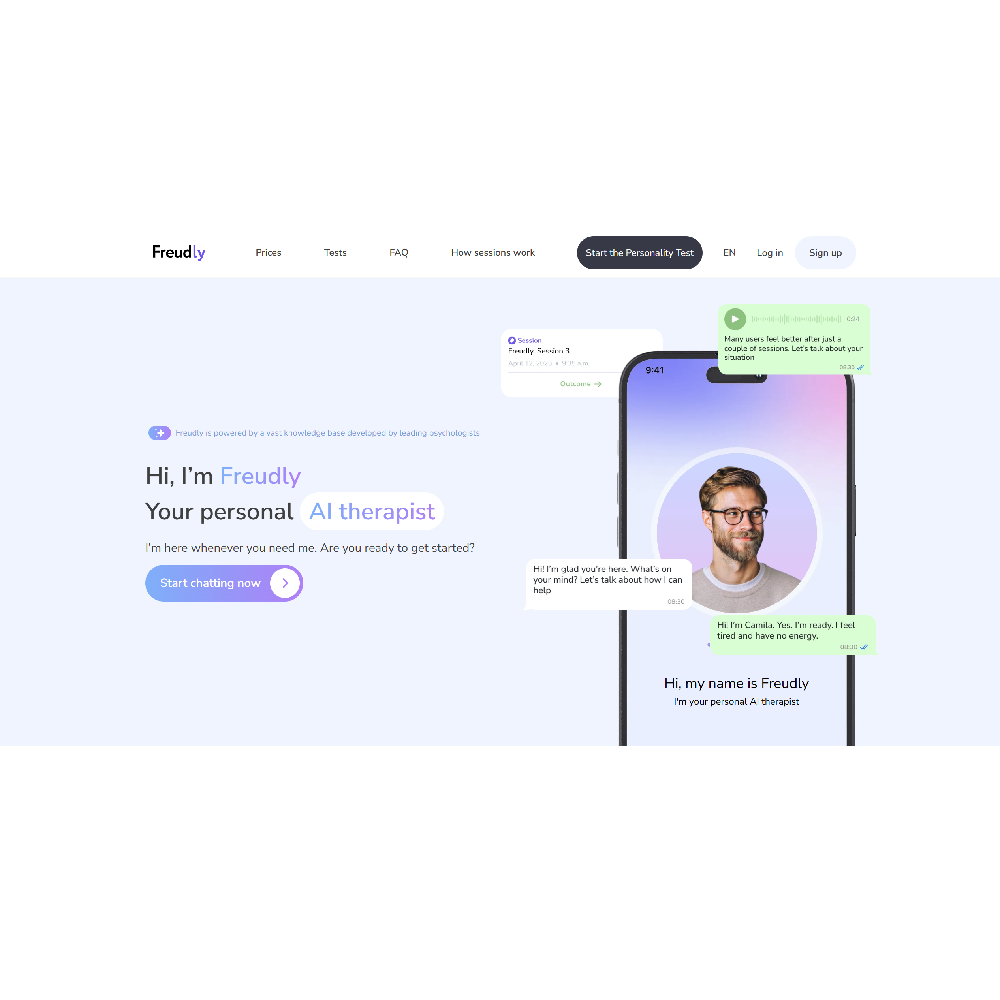 Freudly — AI Powered Mental Health Reflection and Emotional Support Platform