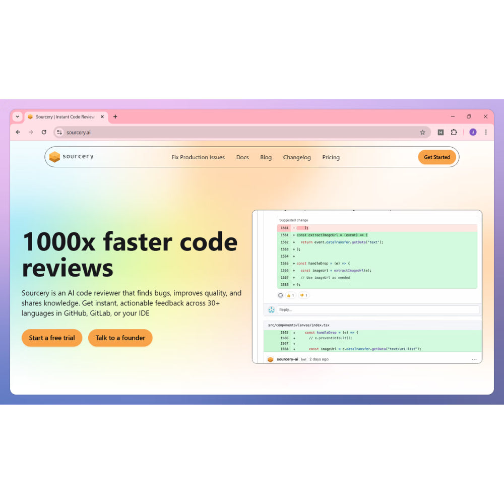 Sourcery – AI Code Refactoring, Optimization & Best Practices