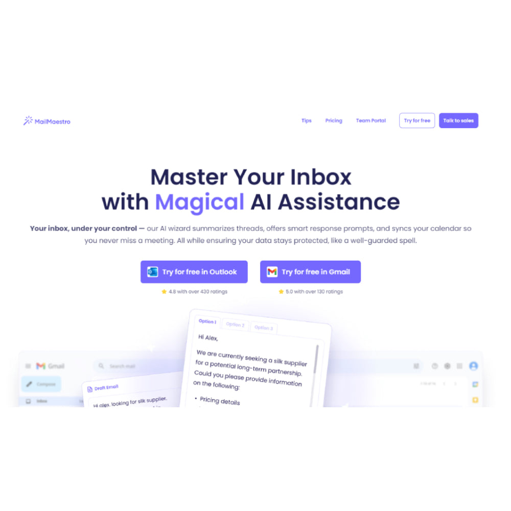MailMaestro AI – Automate Email Drafting, Summarization & Management