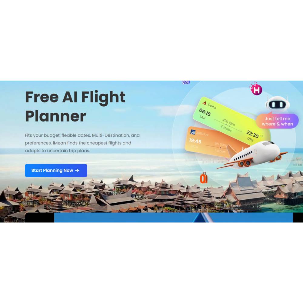 imean – AI-Powered Trip Planner