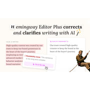 Hemingway Editor – AI Writing & Readability Enhancement Tool