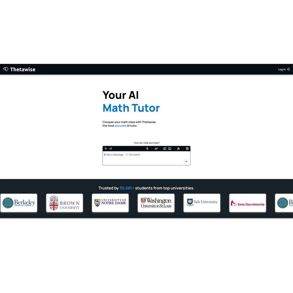 Thetawise — AI Math Tutor and Step by Step Problem Solver