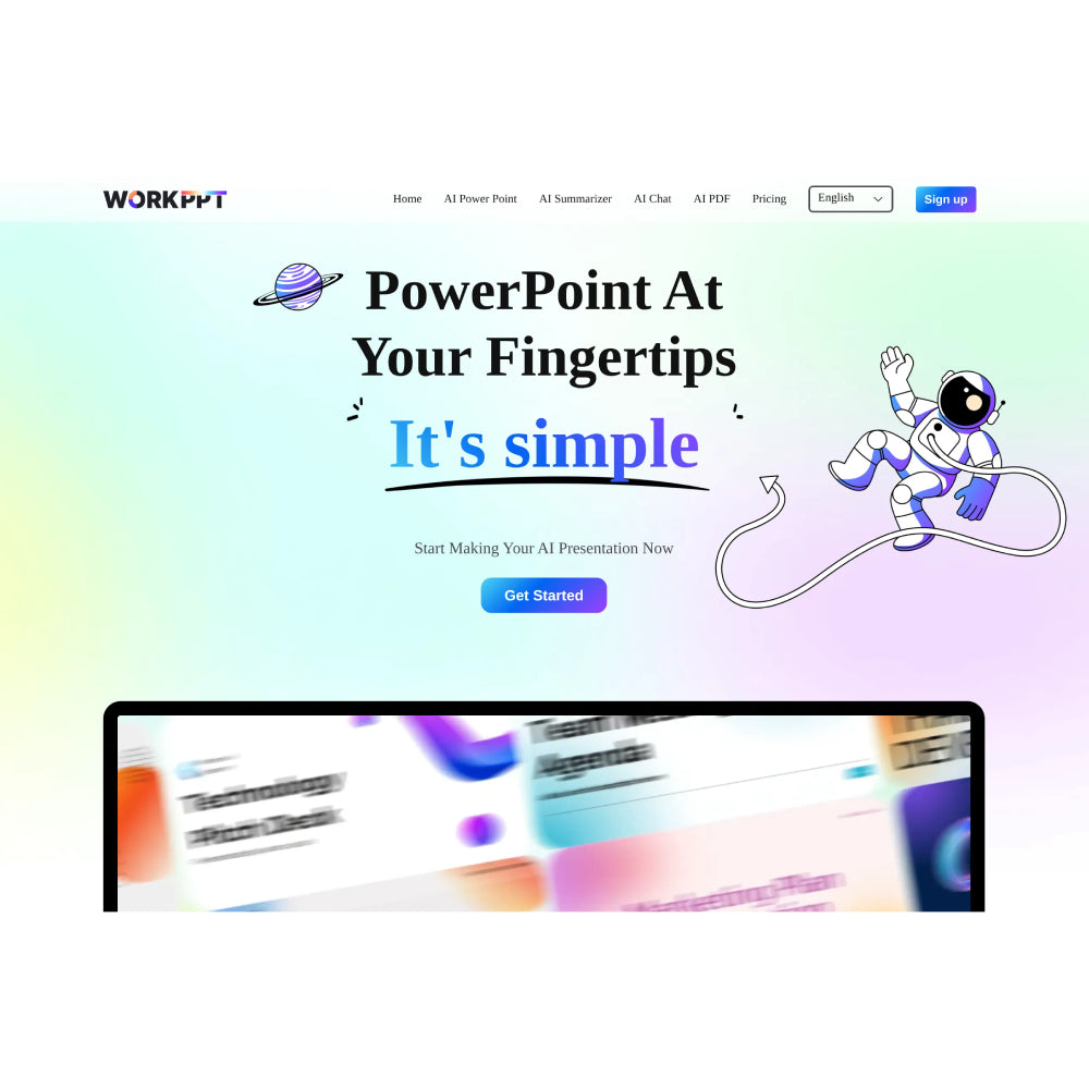 WorkPPT — AI Presentation Creator