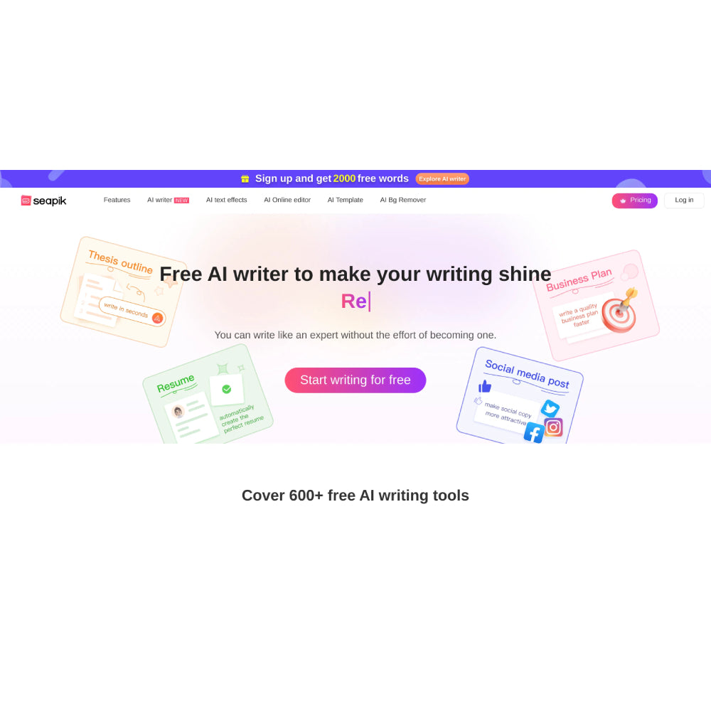 Seapik – AI Writer & Content Creation Platform