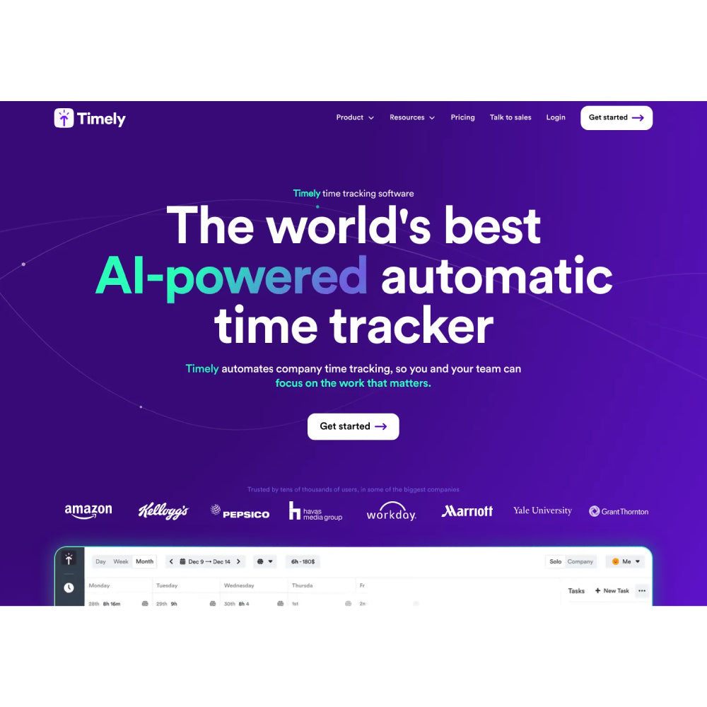 Timely – AI-Powered Time Tracking & Productivity Platform