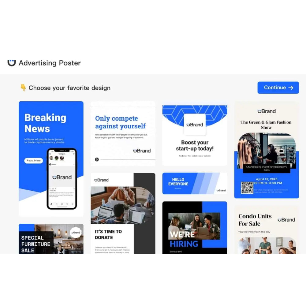uBrand – AI-Powered Logo & Branding Platform