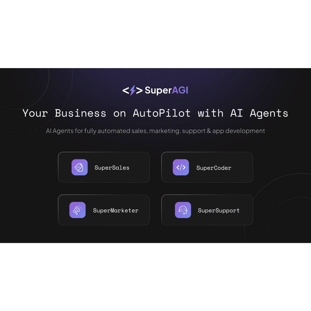 SuperAGI – Open-Source Framework for Building Autonomous AI Agents